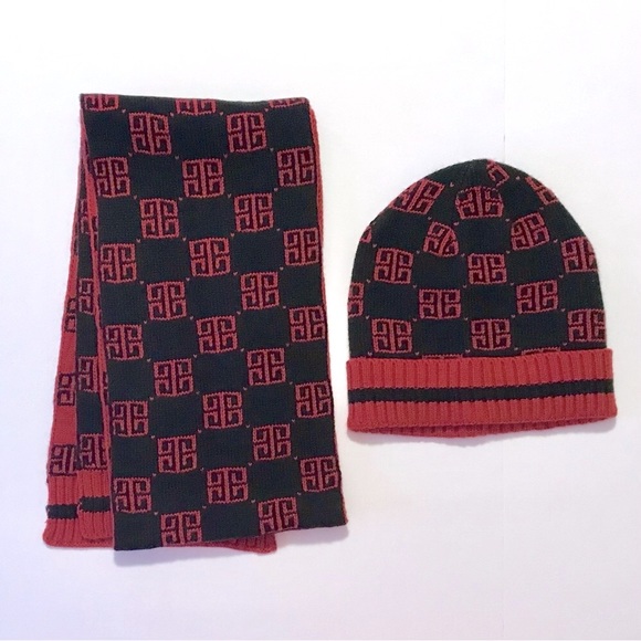 Linea Uomo Other - Linea Uomo Printed Scarf and Hat Set NWT